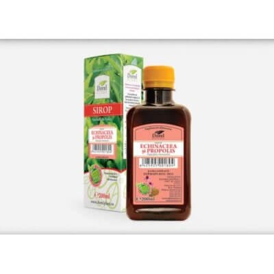 Sirop de Echinacea și propolis, 500ml, Dorel Plant