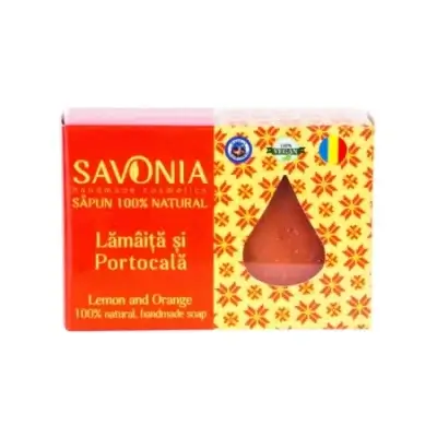Săpun de lămâță și portocale, 90 g, Savonia