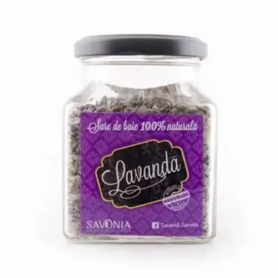 Sare de baie cu lavandă, 350g, Savonia