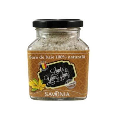 Sare de Baie cu Lapte și Ylang Ylang, 250g, Savonia