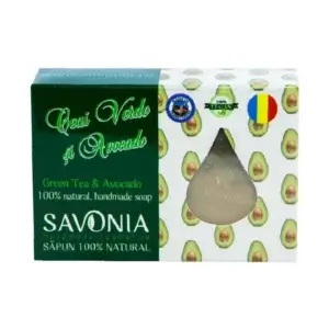 Săpun ceai verde și avocado, 90 g, Savonia