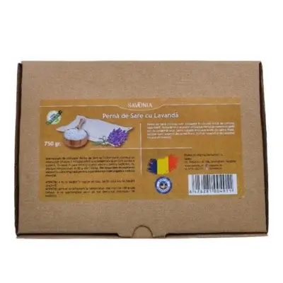 Pernă de Sare cu lavandă, 750g, Savonia
