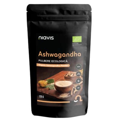 6426284000064 Ashwagandha pulbere ecologică (Bio), 125gr – Niavis