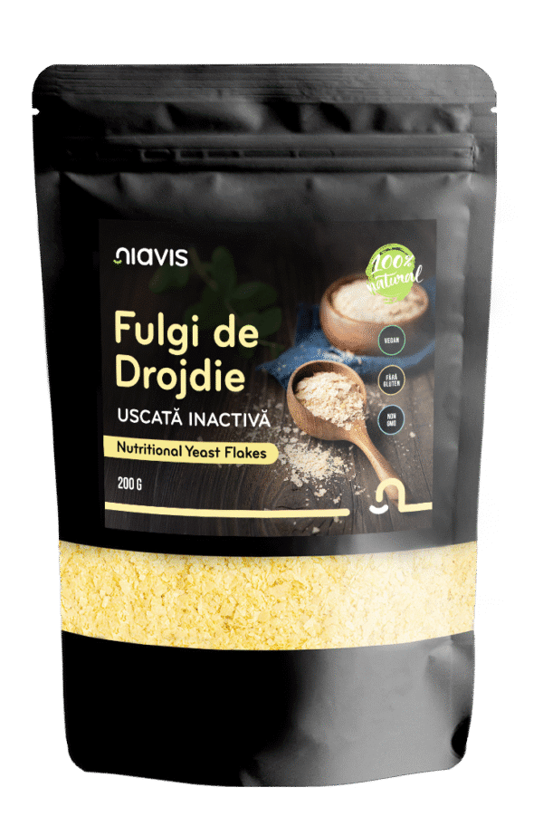 Fulgi de drojdie uscată inactivă, 200 g, Niavis