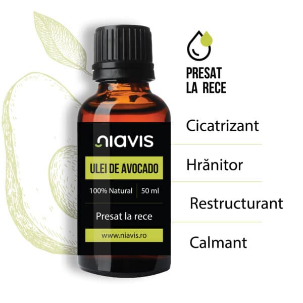 Ulei de Avocado, 50ml, Niavis