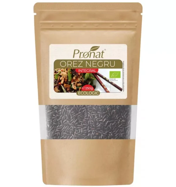 Orez negru integral bio, 250g, Pronat