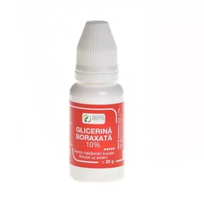 Glicerină boraxata 10%, 20 g, Adya Green Pharma
