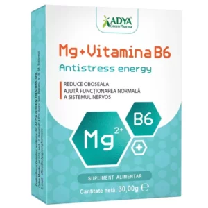 Magneziu + Vitamina B6 Antistress energy, 30 capsule, Adya Green Pharma