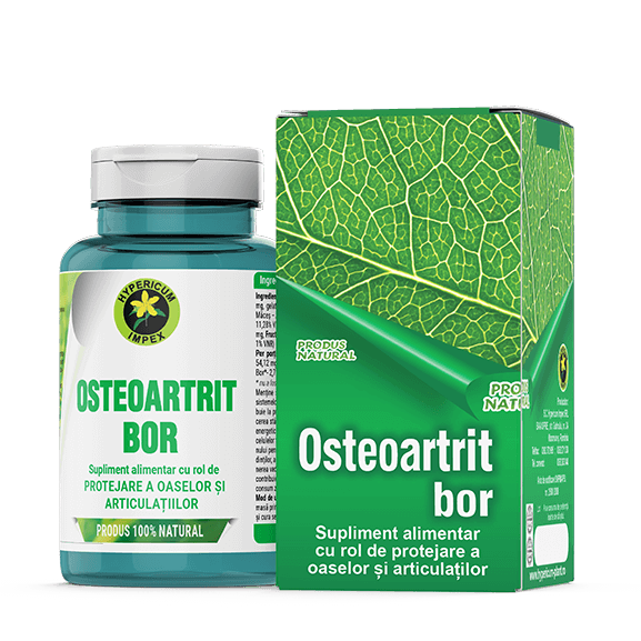 Osteoartrit Bor, 280mg, 60 capsule, Hypericum