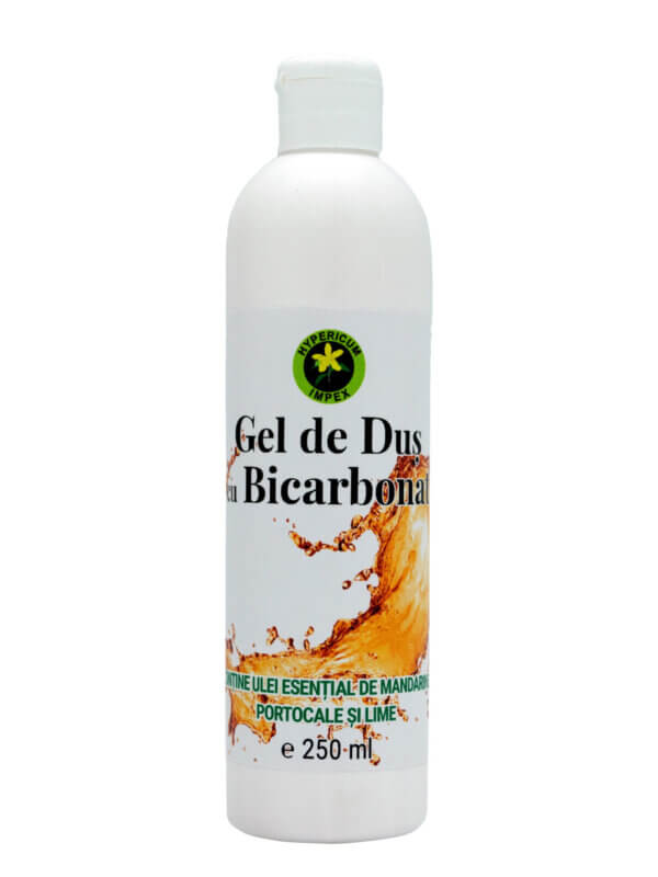 Gel de duș cu Bicarbonat, 250ml, Hypericum