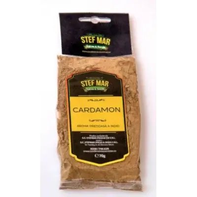 Cardamon Pudră, 70g, Stef Mar