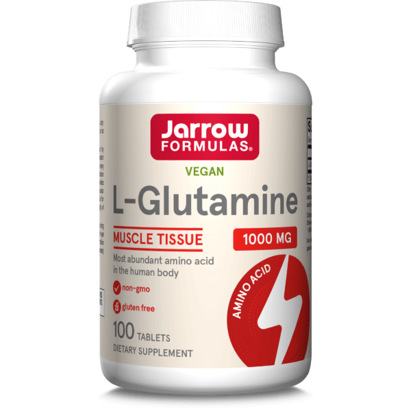 L-Glutamina, 1000 mg, 100 comprimate, Formula Jarrow