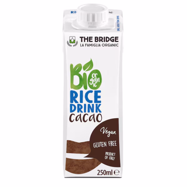 Băutură bio de orez cu cacao, 250ml, The Bridge