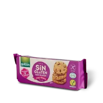Biscuiți Chip Choco fără gluten, fără zahăr adăugat, 130 g, Gullon