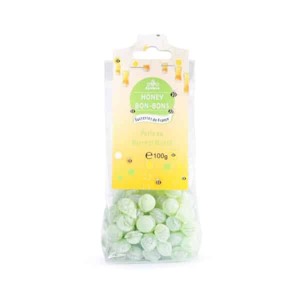 Dropsuri cu miere și esență naturală de mentă, 100g, Apidava apidava-miere-menta
