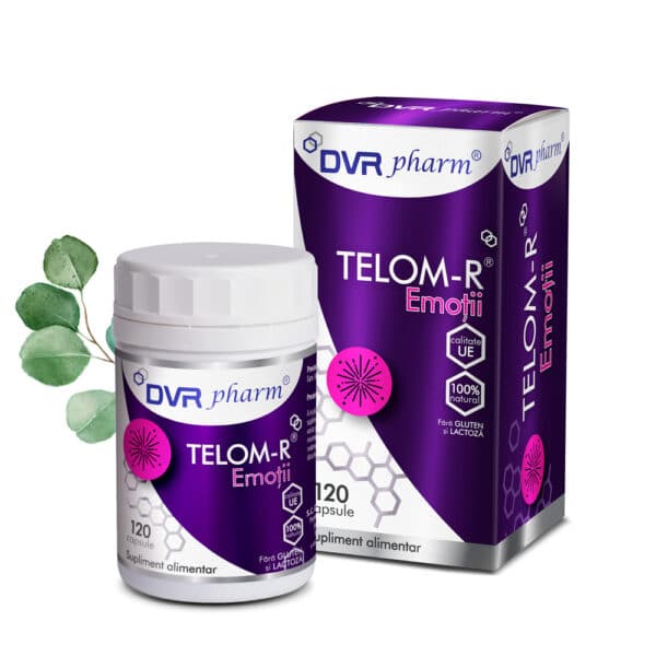 TELOM-R EMOȚII – 120 capsule, DVR Pharm