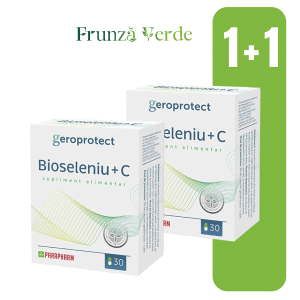 Bioseleniu + vitamina C, 30 capsule, Parapharm