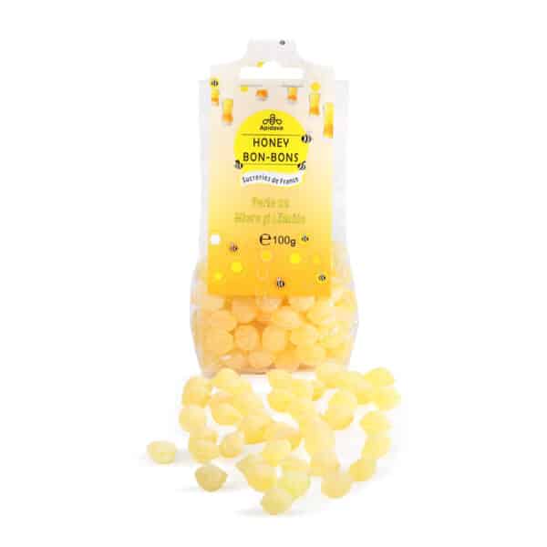Perle cu miere și lămâie, 100 g, Apidava apidava-miere-lamaie