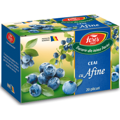 Ceai cu afine, 20 plicuri, Fares