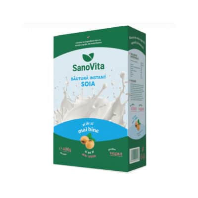 Băutură instant de soia, 400 g, Sanovita