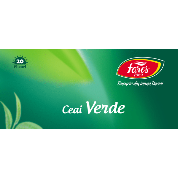 Ceai verde, 20 plicuri, Fares – imagine 6