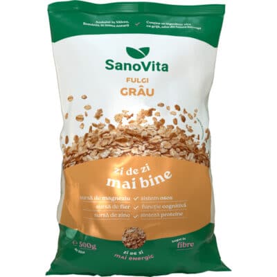 Fulgi de grâu, 500 g, Sanovita