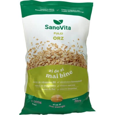 Fulgi de orz, 500 g, Sanovita