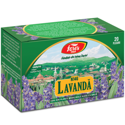 Ceai de lavandă, 20 plicuri, Fares