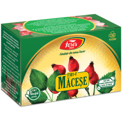 Ceai de măceșe F181, 20 plicuri, Fares