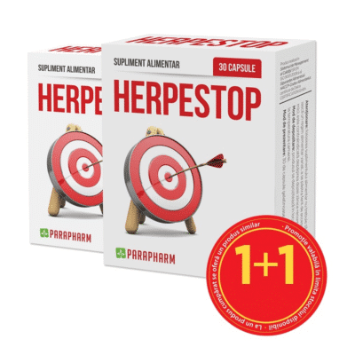 Pachet Herpestop, 30 + 30 capsule, Parapharm