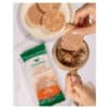 Rondele de orez cu glazură de caramel sărat, 66 g, Sanovita