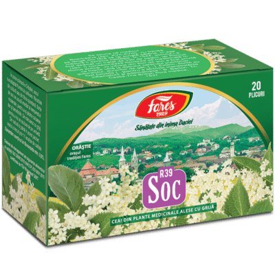 Ceai de soc R39, 20 plicuri, Fares