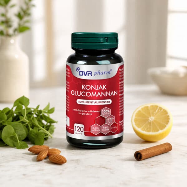 Konjak Glucomannan, 120 capsule, DVR Pharm