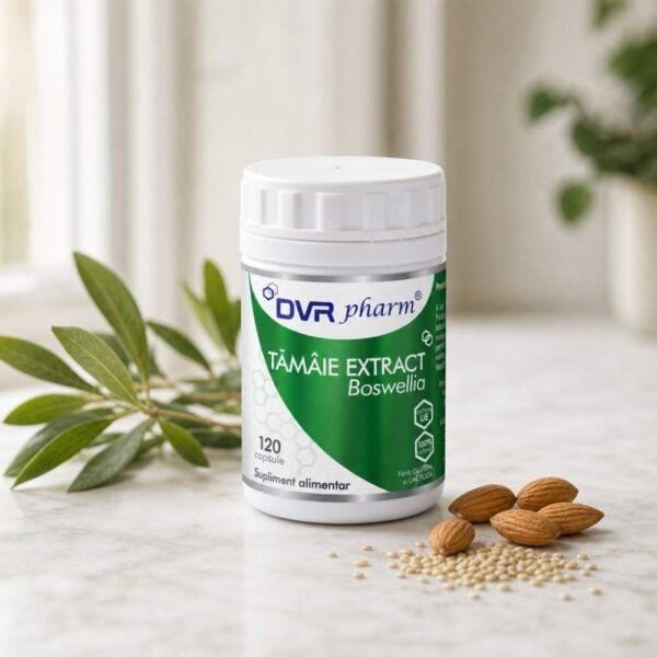 TĂMÂIE EXTRACT BOSWELLIA – 120 capsule, DVR Pharm 2 TĂMÂIE EXTRACT BOSWELLIA – 120 capsule, DVR Pharm