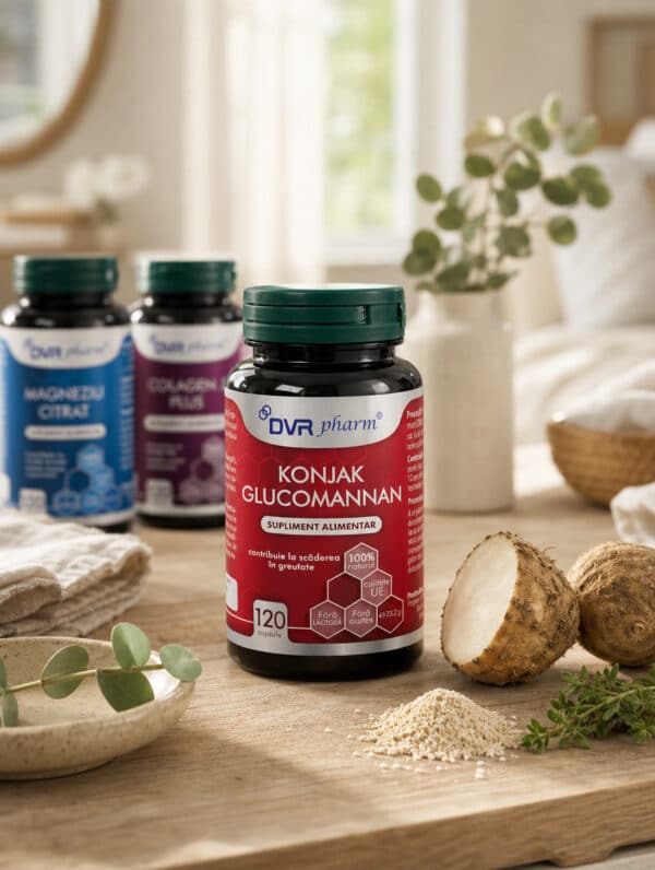 Konjak Glucomannan, 120 capsule, DVR Pharm