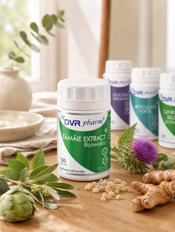 TĂMÂIE EXTRACT BOSWELLIA – 120 capsule, DVR Pharm 3 TĂMÂIE EXTRACT BOSWELLIA – 120 capsule, DVR Pharm