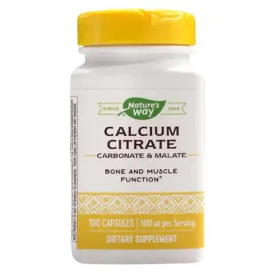 Calcium Citrate Complex, 100 Capsule, Nature'S Way, Secom