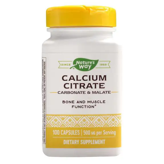 Calcium Citrate Complex, 100 Capsule, Nature'S Way, Secom
