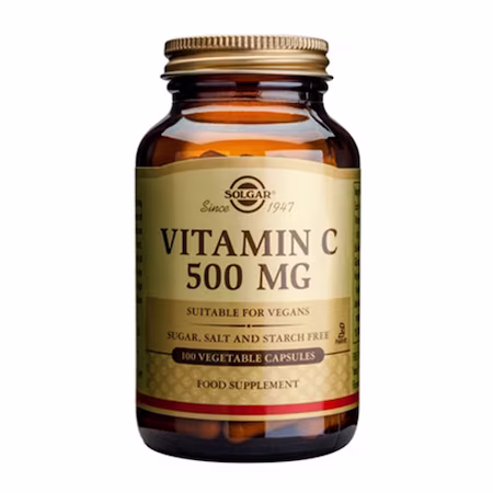 Vitamina C, 500 mg, 100 capsule, Solgar