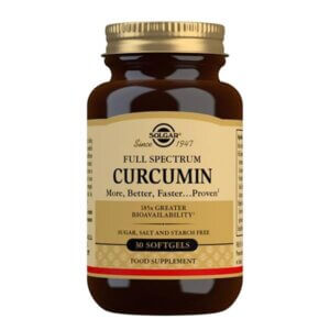 Curcumin spectru complet, 30 capsule, Solgar