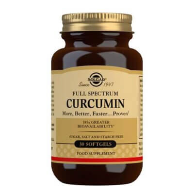 Curcumin spectru complet, 30 capsule, Solgar