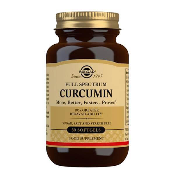 Curcumin spectru complet, 30 capsule, Solgar