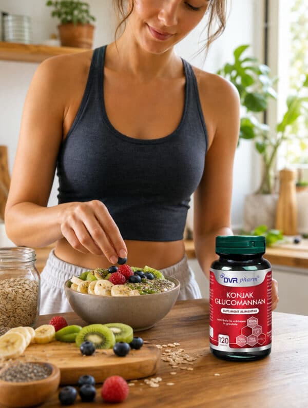 Konjak Glucomannan, 120 capsule, DVR Pharm