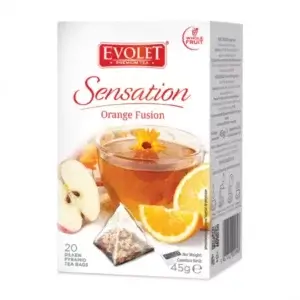 Ceai orange fusion Sensation, 20 plicuri, Evolet
