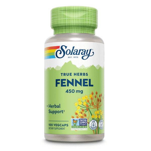 Fennel (Fenicul), 100 capsule, Solaray, Secom