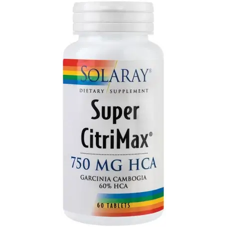 Super CitriMax (Garcinia Cambogia) 750 mg, 60 tablete, Solaray, Secom