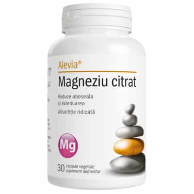 Magneziu Citrat, 30 capsule, Alevia