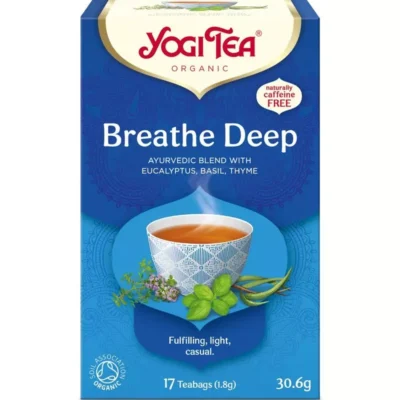 Ceai bio Respirație Profundă, 17 pliculețe x 1.8g, (30.6g), Yogi Tea