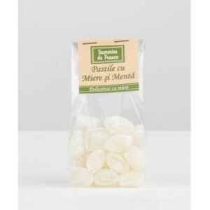 Pernițe cu miere și mentă, 100g, Apidava