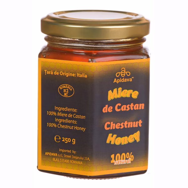 Miere de castan Roua Florilor, 250 g, Apidava